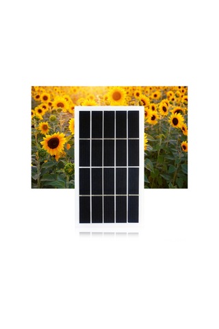 Jeehugo 5v 2w Çok Kristal Güneş Paneli - Dışarıda, Kamp Ve Bahçe Için Güvenilir Usb Şarj Cihazı