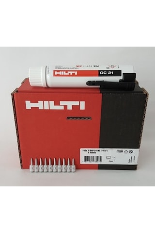 Hilti 5 Kutu 27mx Gc 21-22 750 Lik Çivi Gaz Alana + 1 Kutu Hediye