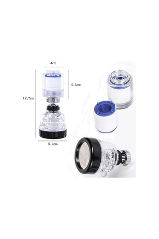 Tortu Klor Pas Arıtıcı Pamuk Filtreli 3 Fonksiyon Musluk Başlığı