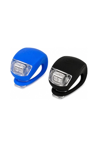 Orret Home 2 Adet Bisiklet Işığı Seti Led Flaşör Ön Arka Bisiklet Lambası, Usb'siz Pilli Işık, Su Geçirme Çok Renkli