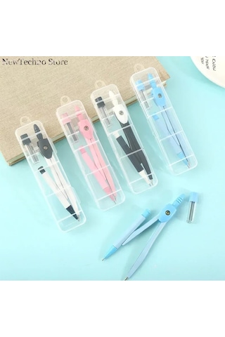 Yeni Pratik Pfofessional Pusula Seti Okul Ofis Çizim Matematik