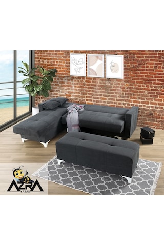 Azra'dan Köşe Koltuk Takımı Sandıklı Tam Ortopedik