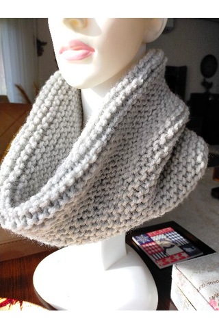 Duman Rengi El Yapımı Unisex Boyunluk Duman