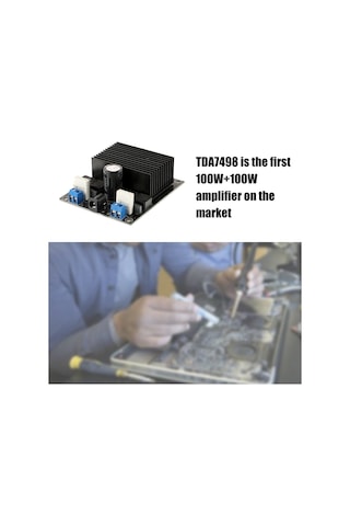 Youmex Tda7498 D Sınıfı 2x100w Dijital Güçlü Amfi Kartı - İkili Ses Kanalı Stereo Ses Kalitesi