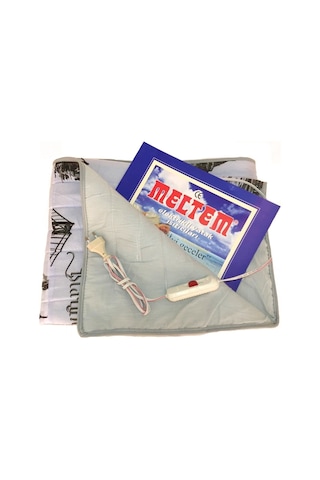 Meltem Tek Kişilik Elektrikli Battaniye Çok Renkli Pamuk Kumaş 90 x 150 CM Çok Renkli