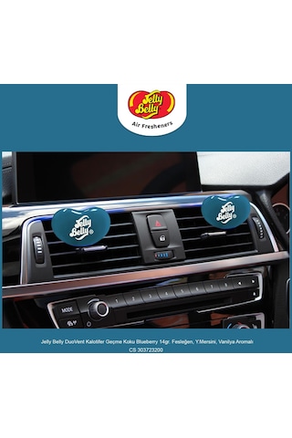 Jelly Belly Duovent Kalotifer Geçme Koku Blueberry 14gr. Fesleğen, Y.mersini, Vanilya Aromalı