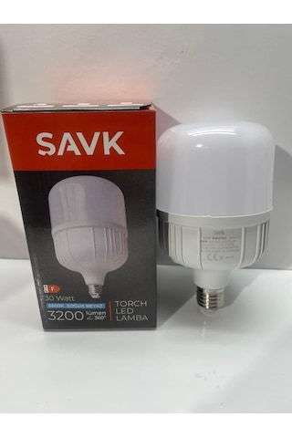 Şavk 30 W 6500k Beyaz Işık E27 Duylu Led Ampül Seçenekler