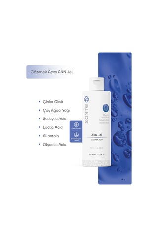 Sante Plus Akn Yüz Temizleme Jeli 150 ML
