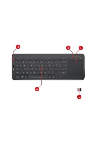 Microsoft N9Z-00017 Smart Tv Klavye Türkçe Q All-in-One Media