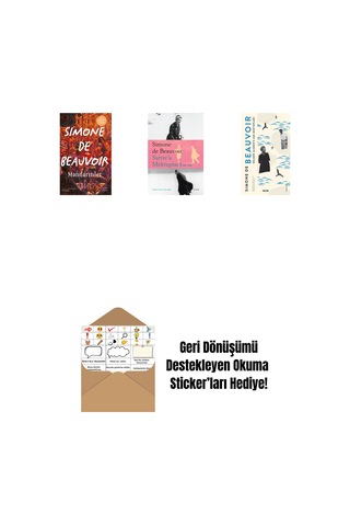 Mandarinler + Sartre A Mektuplar 1: 1930-1939 + Müphemlik Ahlakı Üzerine - Pirus Ve Sineas + Okuma Sticker'ları