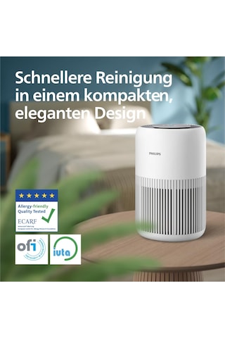 Philips 900 Serisi Hava Temizleme Cihazı, Hepa Nanoprotect + Aktif Karbon Filtre, 65 M² Alerjisi Olanlar İçin Cadr 250 M³/saat, Sessiz, Akıllı Ve Enerji Tasarruflu Ac0950/10