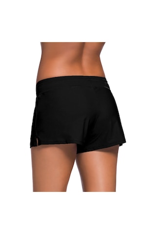 Angelsin Siyah Kadın Deniz Şortu
