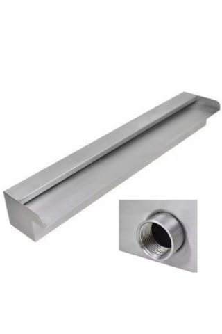 100cm Açık Ağız Duvar Şelale Bahçe Su Perdesi Et Kalınlığı 1.5mm