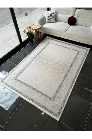 Electra Halı Salon, Oturma, Yatak Odası Halısı Desen Kodu 79448-095 Krem-gri