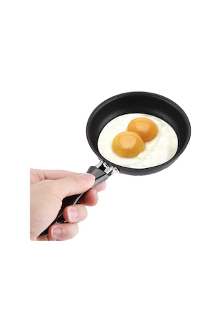 Teltree 12 Cm Mini Yumurta Tavası - Demir Döküm, Yapışmaz Kaplamalı, Sapıyla Pratik Diğer