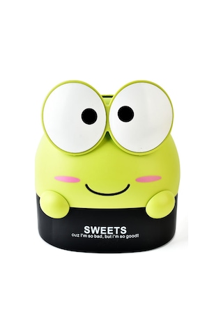 Yaratıcı Karikatür Kurbağa Mendil Kutusu Sevimli Ev Diğer