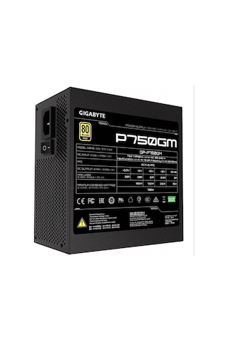 Gıgabyte Gp-p750gm V2, 750w, 80+ Gold, Full Modüler, Gamıng Power Supply