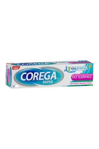 Corega Super Tat İçermez Diş Protezi Yapıştırıcı Krem 40 G x  6 Paket