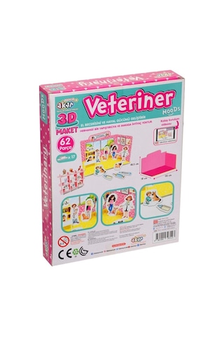 Veteriner Maket 3 Boyutlu  Puzzle