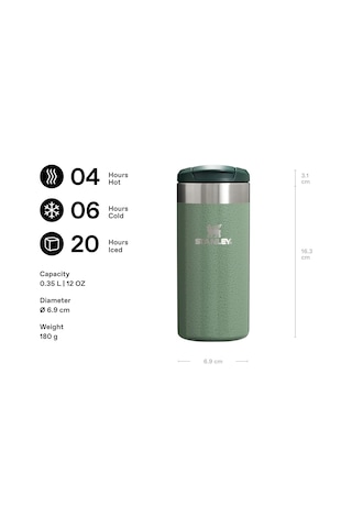 Stanley The Aerolight Transit Mug Termos Bardak, Yeşil Hammerton Çok Renkli 56786756
