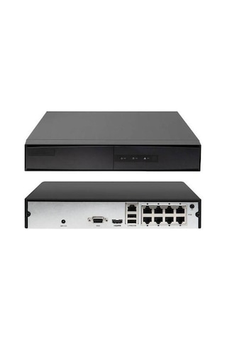 Haikon Ds-7108nı-q1/8p/m 8 Kanal 1xhdmı,1xvga, 1 Sata Metal Kasa Poe Nvr Kayıt Cihazı-52556
