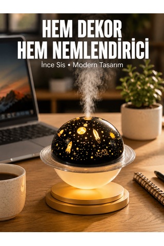 Hava Nemlendirici Renk Değiştiren Oda Kokusu Yıldızlı Projektör Abundance Prosperity