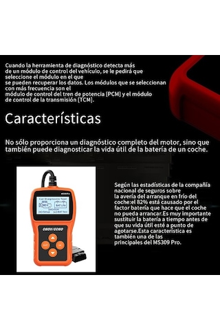 Maoyaya Araç Arıza Tespit Cihazı - Obd2 Okuyucu, Pil Testi, Canlı Veri Ve 9000+ Arıza Kodu İle Profesyonel Tarama Aleti