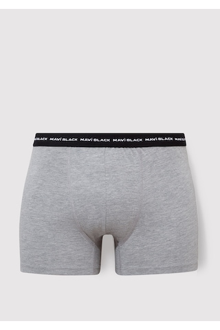 Mavi - 3lü Basic Boxer 0911987-900 Renkli