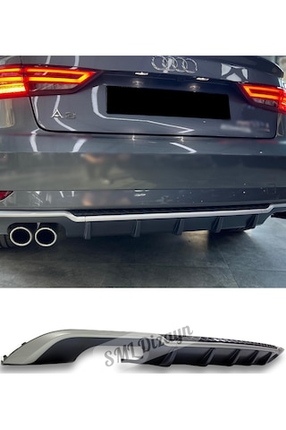 Audi A3 Sedan 2017-2020 Difüzör Makyajlı Kasa İthal Plastik