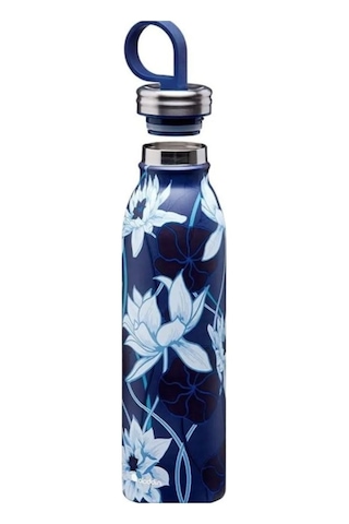 Aladdin X Naito Chilled Thermavac Paslanmaz Çelik Su Şişesi 0.55 Lt Lacivert Siyah