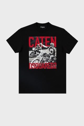 Dsquared2 Çocuk T Shirt Dq0158-d00mq Black Siyah