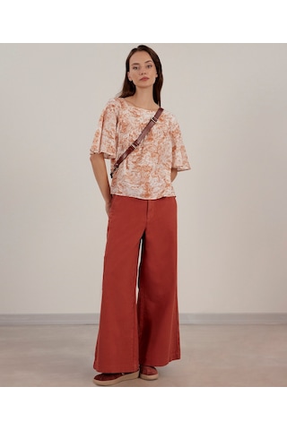 Yargıcı Büzgü Detaylı Bluz 23kkgm6001x 364 Kırmızı