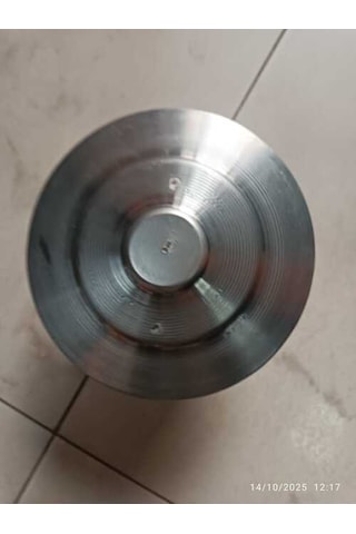 Soba Baca Şapkası Japon Galveniz Boyasız Çap 13 Cm