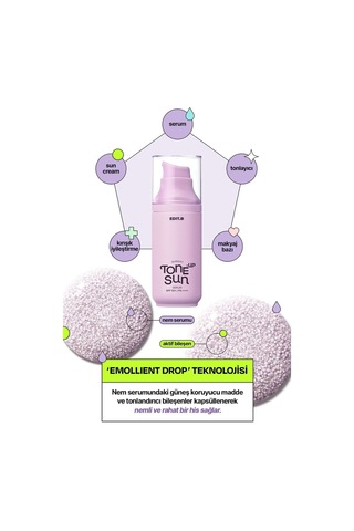 Edıtb Makyaj Bazı Olarak Da Kullanılabilen Nemlendirici Aydınlatıcı Etkili Edıt.b Tone-up Sun Serum Spf50