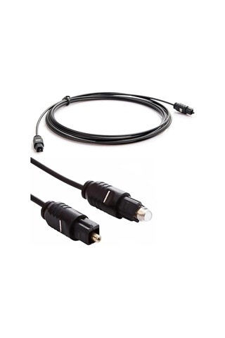 Fiber Optik Dijital Sinema Sistemi Ses Kablosu Optical Toslink Audio 10 Mt Siyahhh