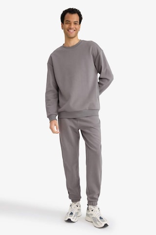 DeFacto Boxy Fit Bisiklet Yaka Basic Düz Pike Sweatshirt E1519AX25SPGR206