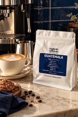 Guatemala Huehuetenango Filtre Ve Espresso Kahve 200 Gr %100 Arabica Yıkanmış - Filtre Makinesi İçin Öğütülmüş