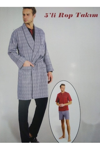 Ancelo Erkek Röpteşambır Damat Seti Penye 5'Li 5550