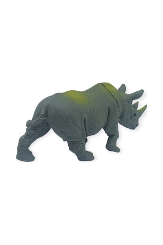 Hayvan Figürleri - Vahşi Hayvanlar 10 Cm - Gergedan Hayvan