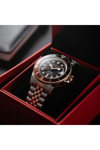 Duxot Atlantica Diver Dx-2057-66 Otomatik Erkek Kol Saati Altın