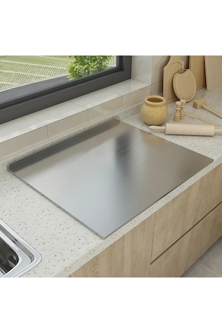 Liangmei L Şeklinde Katlanır Kesme Tahtası Paslanmaz Çelik Çift -