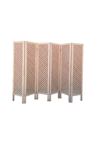 Ahşap Paravan 6 Kanatlı Oda Bölme