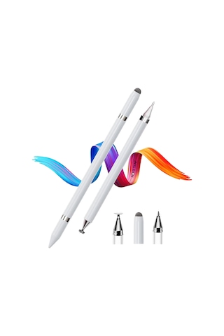 Novstrap Samsung Galaxy Tab A9 Sm-x110 A9 Plus Sm-x210 İle Uyumlu 3in1 Dokunmatik Tablet Kalemi