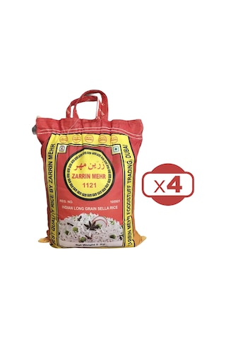 Zarrin Mehr 1121  Basmati Pirinç 4 x 5 KG