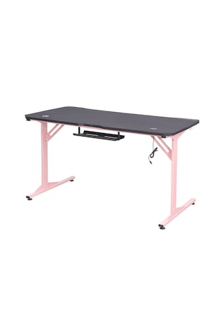 Advent-x Oyuncu Ve Bilgisayar Masası Siyah / Pembe 140x76x70 Cm Pembe