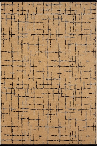 Çam Halı Bodrum Bdr 124 Hardal Özel Latex Kaymaz Tabanlı Kilim