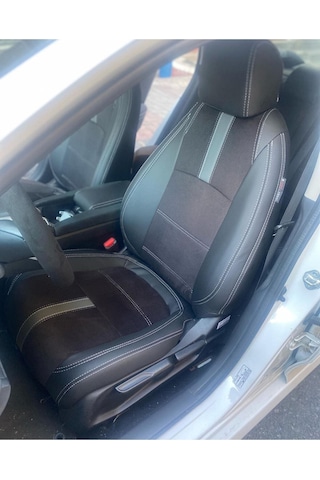 Honda Fc5 Arka Sırt 2+1 Arka Sırt Kolcaklı Model Siyah Taytüyü Siyah Deri Karışımı Gri Şerit Gri İp