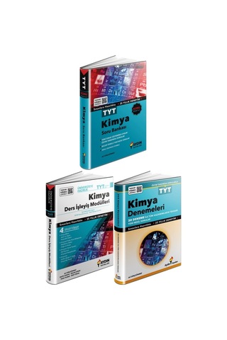 Aydın Yayınları Aydın 2026 Tyt Kimya Ders İşleyiş + Soru + Deneme Seti 3 Kitap