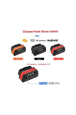 Novahub Kablosuz Bt 5.0 Obd-ıı Araç Teşhis Tarayıcı Kw901 - Motor Arıza Test Cihazı