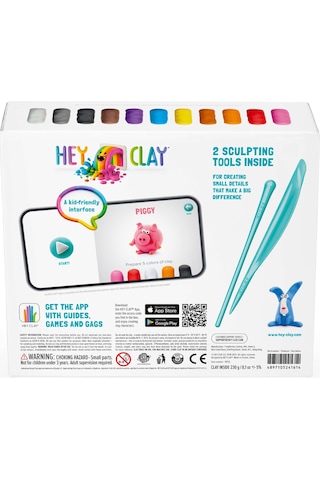 Hey Clay Hava İle Kuruyan Kil 15'li Kutu - Hayvanlar